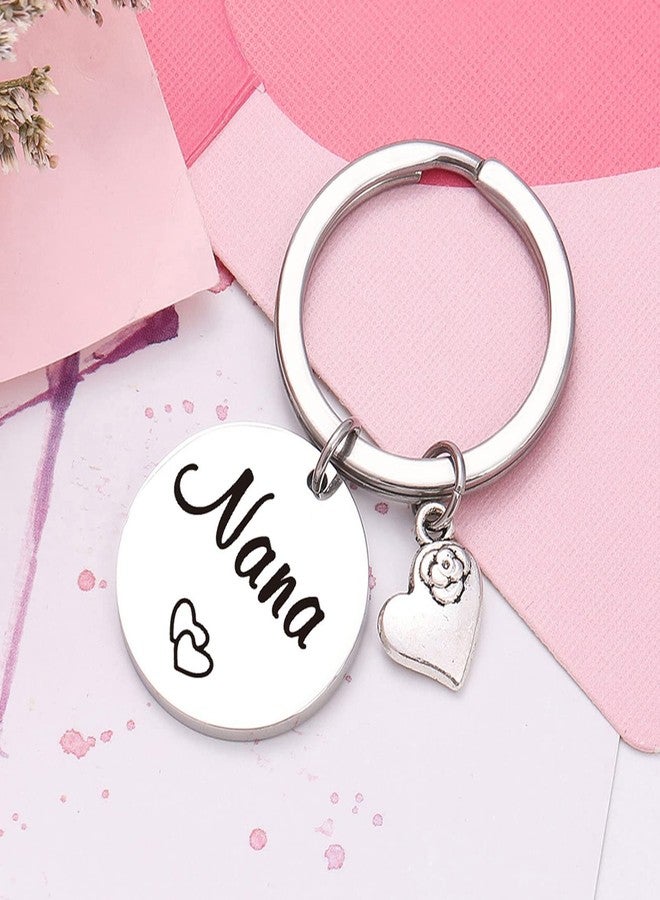 Nothers RSZOTW Nana Birthday Keychain For Grandma Gifts - Mothers Day Jewelry For Nana, Gigi, Granny Gifts - Nan Jewelry For Mamaw, Grandmom, Abueltie, Mom Keychain - Image 3