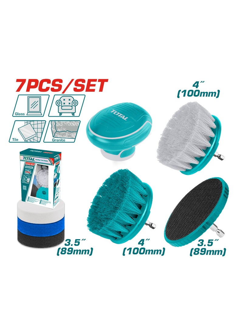 TOTAL 7 PCS Cleaning Brush Set TACB0701 - Image 1