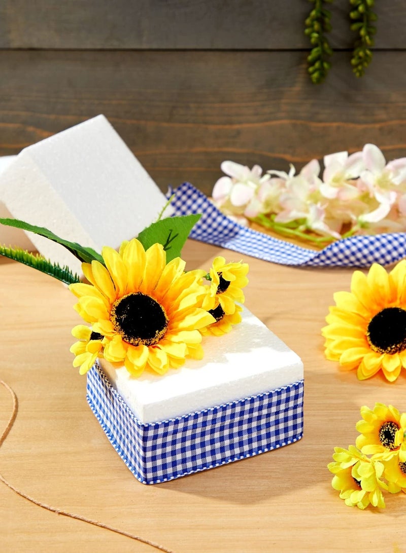 كرافت ماجيك مكعبات إسفنجية للحرف اليدوية، مربعات من البوليسترين للمنحوتات التي تصنعها بنفسك، لوازم فنية، بيضاء، عبوة من 14 قطعة (الحجم -10x10x4 سم) - Image 4