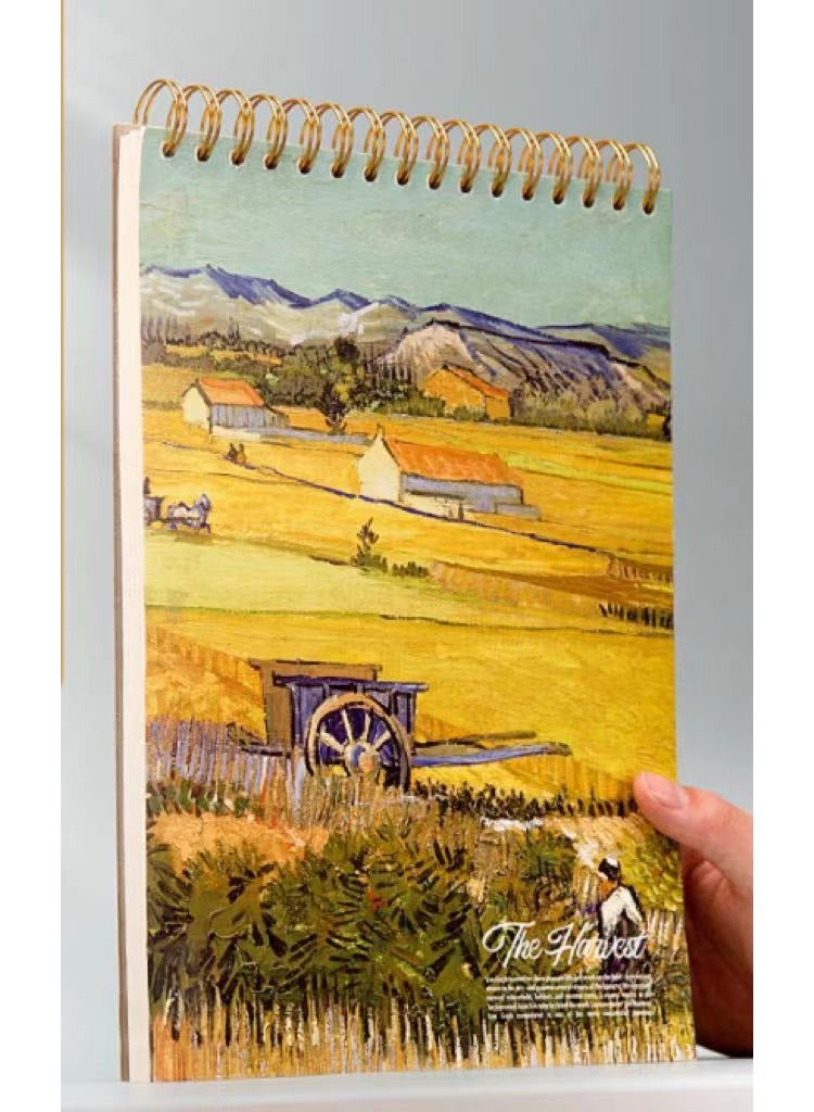 Nariele A4 Van Gogh Oil Painting Style And Depiction Book