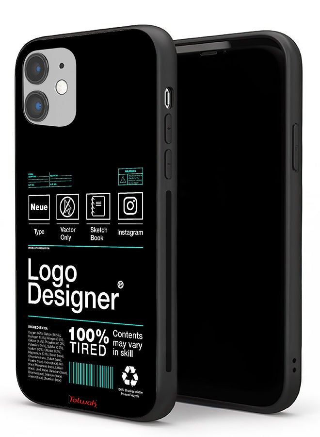Tolwak Apple iPhone 11 Protective Case Logo Designer Sticker  - Image 1