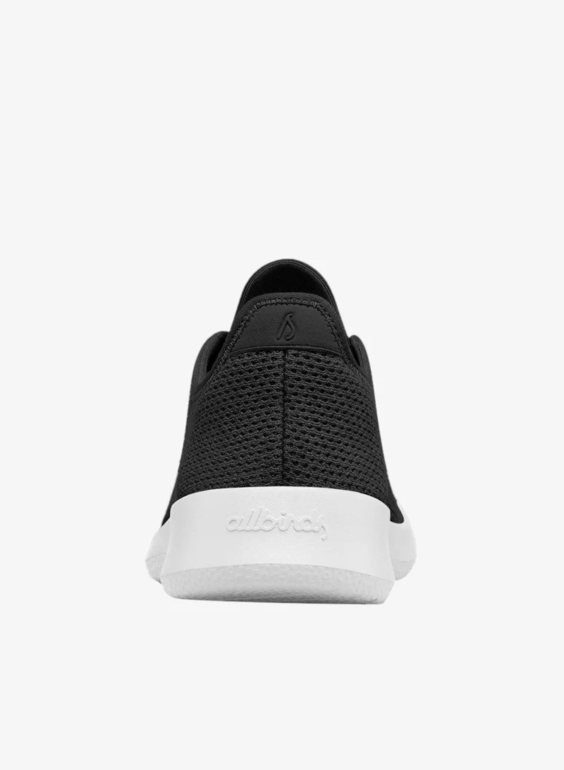 Allbirds حذاء رجالي جيت بلاك بنعل أبيض
