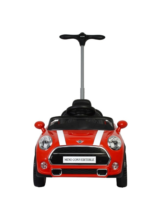 Mini Cooper Push Car With Shade Red 3636C - Image 3