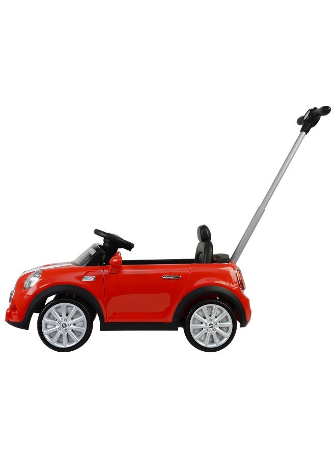 Mini Cooper Push Car With Shade Red 3636C - Image 2