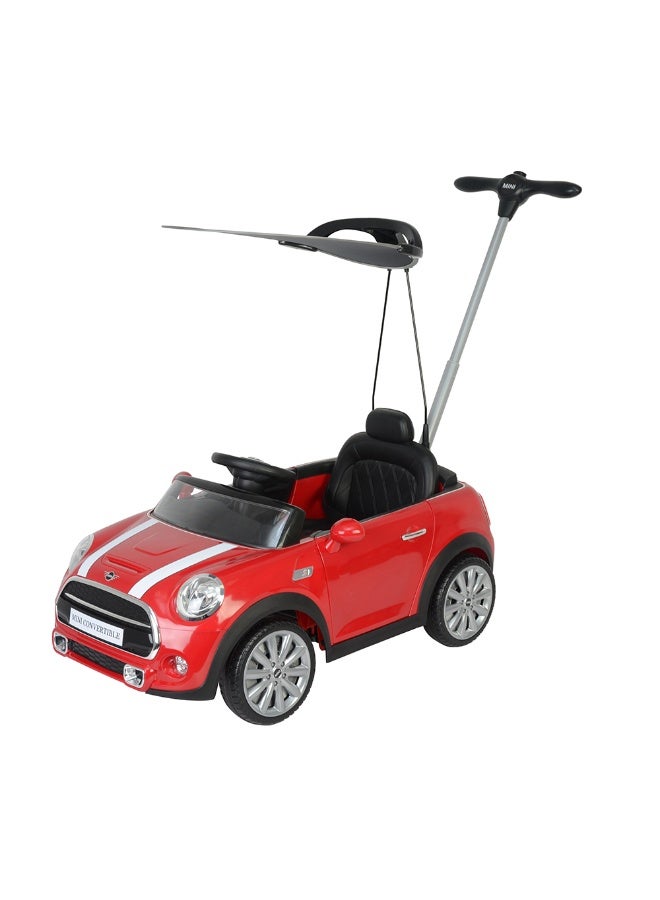 Mini Cooper Push Car With Shade Red 3636C - Image 1