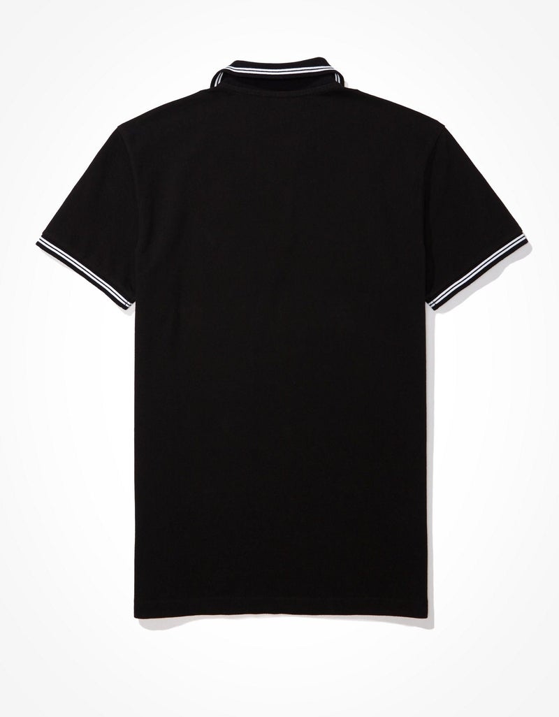 American Eagle AE Pique Polo Shirt - Image 2