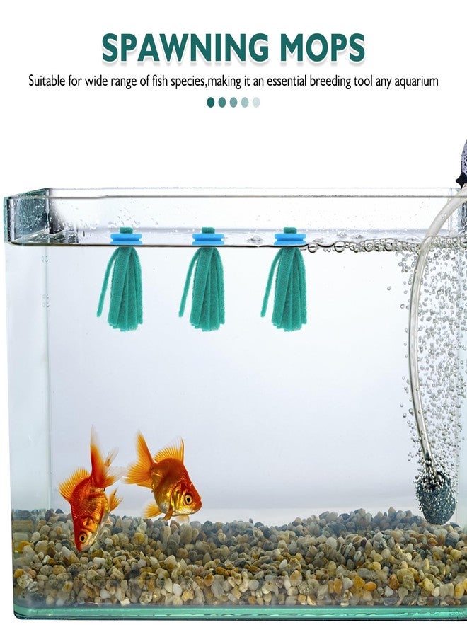 Sewroro 10pcs Fish Spawning Mops: Floating Egg Collector for Aquarium Tanks - Soft Sponge Breeding Grass for Fry Protection and Fish Farming Supplies - Image 4