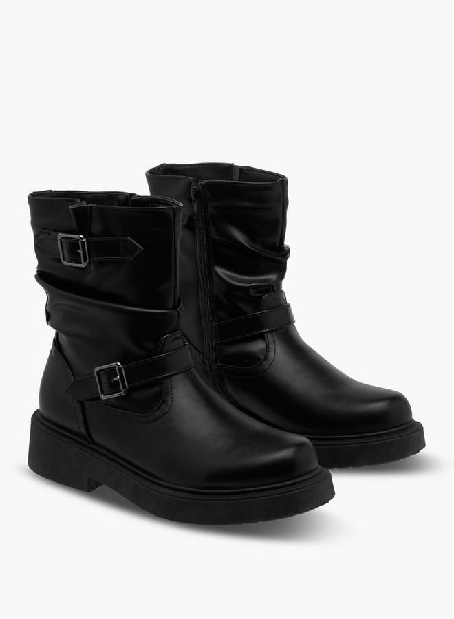 Flora Bella By Shoexpress Women Zip Closure Ankle Boots - Image 2