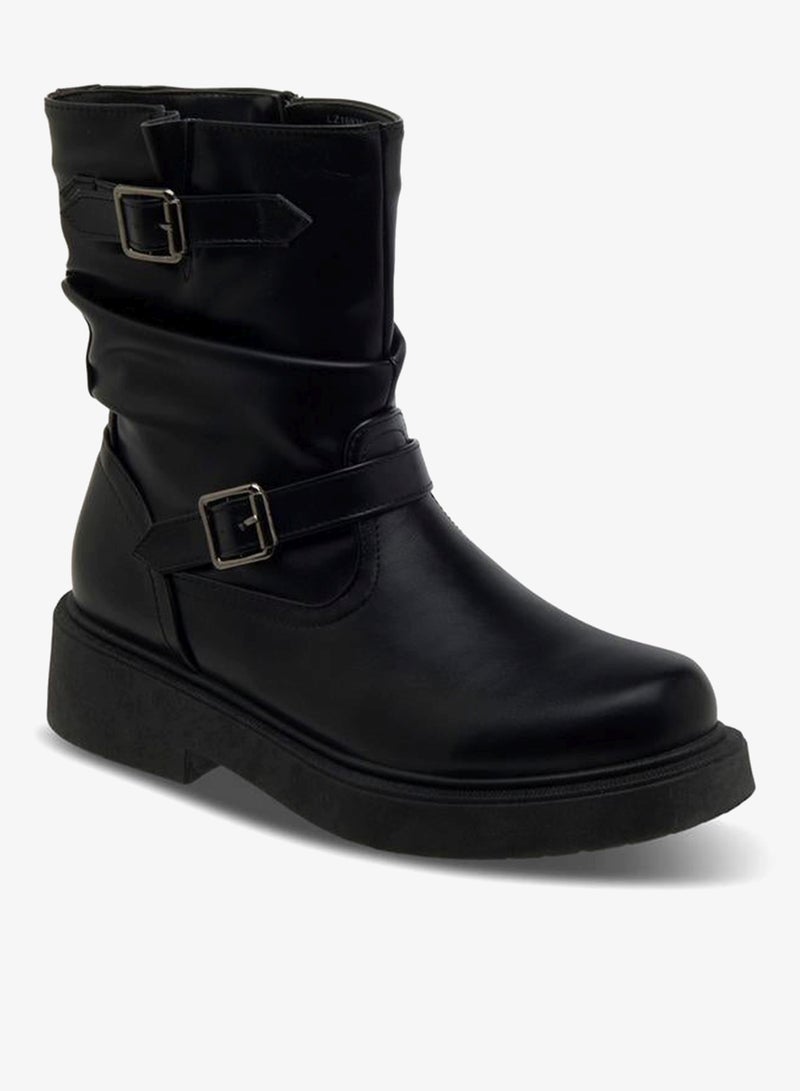Flora Bella By Shoexpress Women Zip Closure Ankle Boots - Image 1