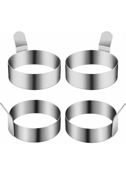 Narkalıp Round Omelet and Crepe Baking Mold 4 Pieces Width-7.5cm
