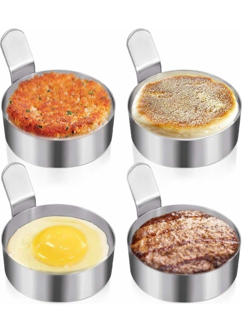 Nar Kalıp - Narkalıp Round Omelet and Crepe Baking Mold 4 Pieces Width-7.5cm - Image 1