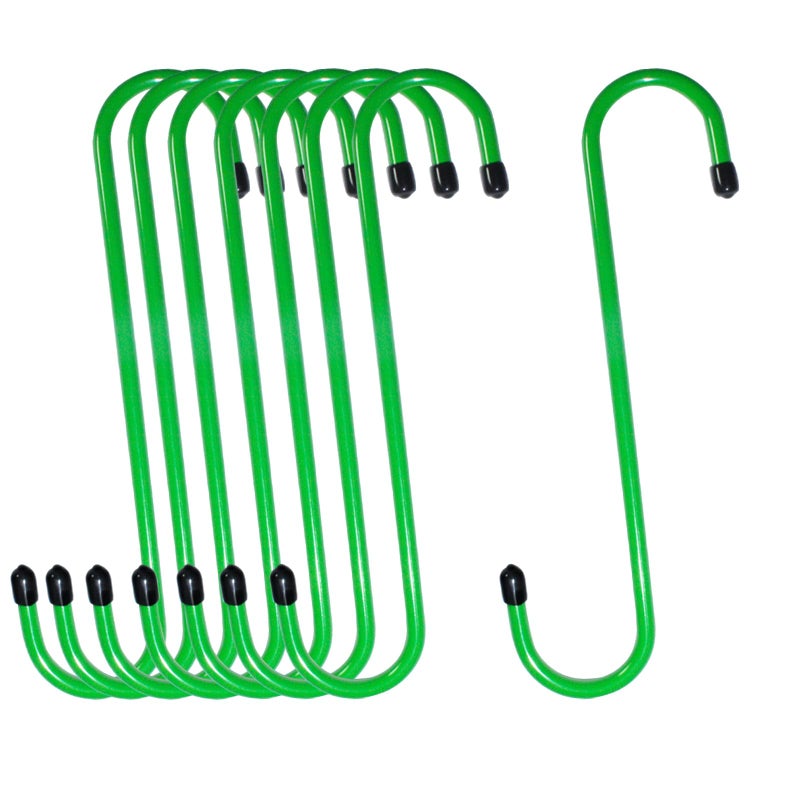 RoadandLord 8 Pcs Green Brake Caliper Hangers Brake Caliper Hooks Brake Caliper Hanger Hook Brake Caliper Hooks with Rubber Tips Stainless Steel HookHanger 8 Pack Green