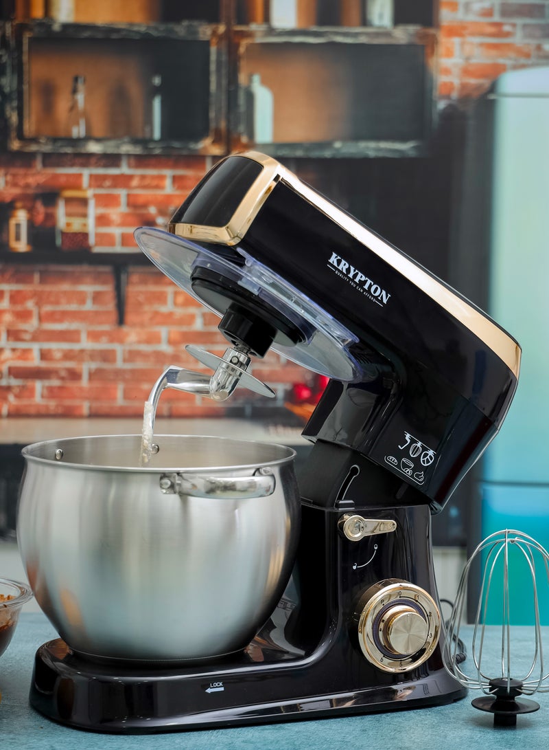 KRYPTON Stand Mixer, Kitchen Machine With 8.5L SS Bowl 1500 W KNSM6337 Black - Image 1