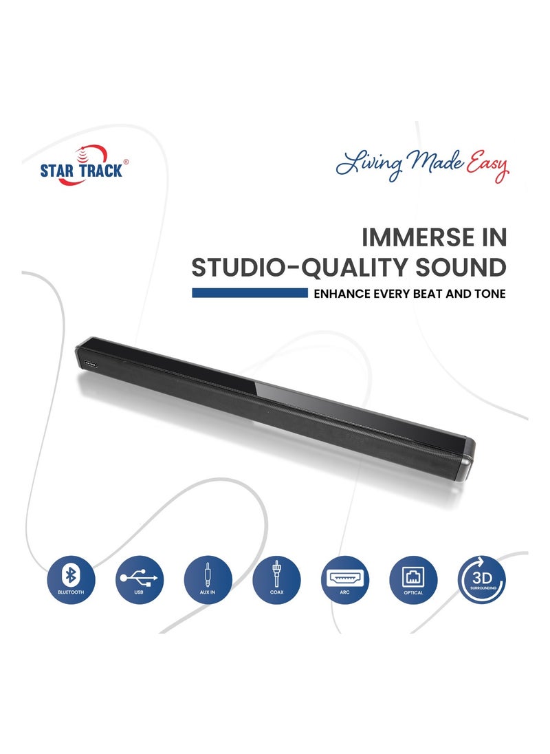 STAR TRACK Powerful sound bar from STAR TRACK, connectivity, stylish design, multi-mode  - Image 3