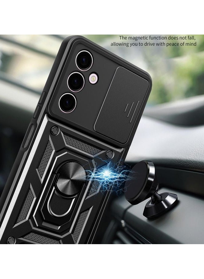 samsung a15 Shield Full Protection Case With Metal Ring &Slide Camera Cover For samsung a15  - Image 4