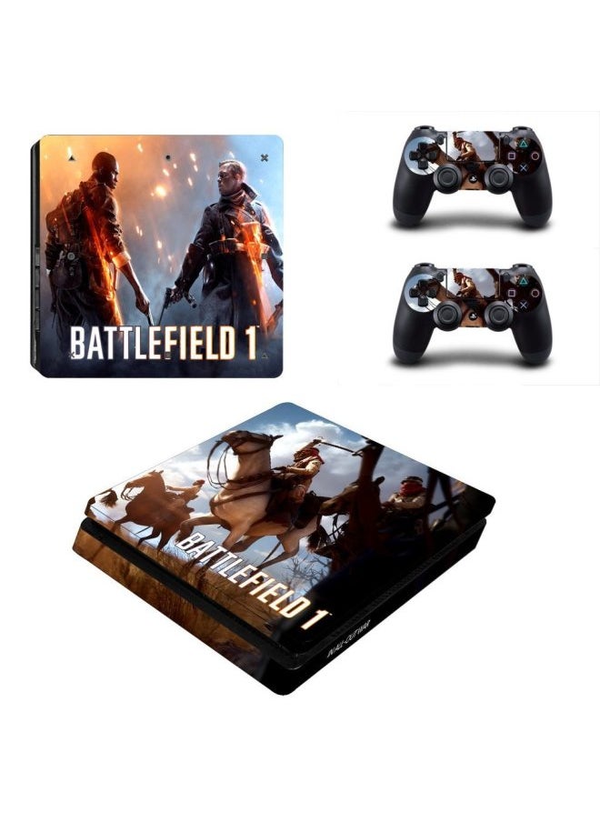 Generic - Ps4 Slim Film Sticker Color Sticker PS4slim Thin Edition Machine Sticker Traceless Film HD Printing-Color:434 - Image 1