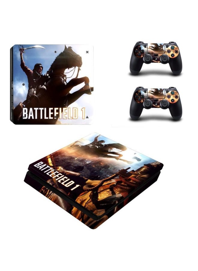 Generic - Ps4 Slim Film Sticker Color Sticker PS4slim Thin Edition Machine Sticker Traceless Film HD Printing-Color:434 - Image 1