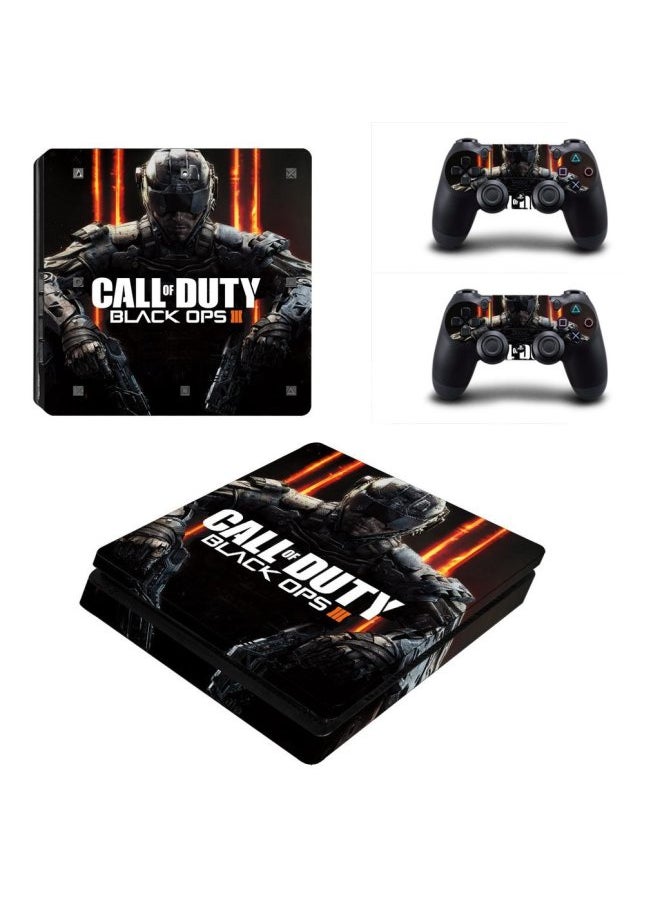 Generic - Ps4 Slim Film Sticker Color Sticker PS4slim Thin Edition Machine Sticker Traceless Film HD Printing-Color:434 - Image 1