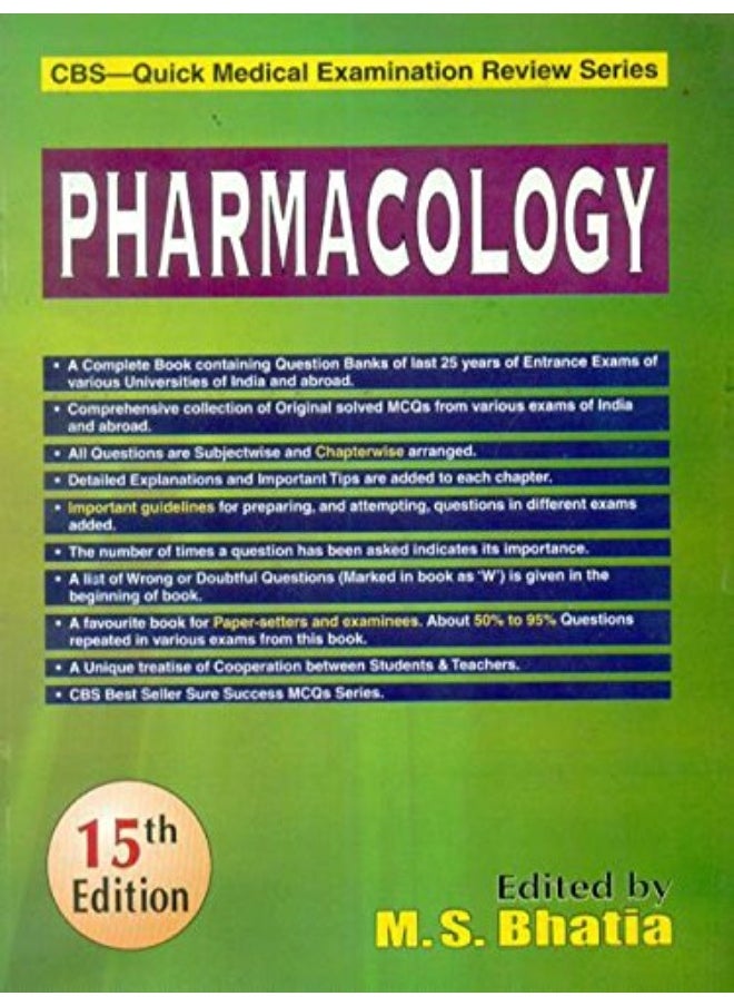 CBS Quick Medical Examination Review Series Pharma 