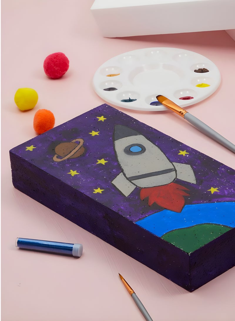 CRAFT MAGIC Styrofoam Rectangle, Arts and Crafts Supplies (30 x 15 x 4 cm) Pack of 6 - Image 2