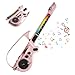 RedCrab Electric Guitar for Kids Stringless Guitars with DJ Turntable Bluetooth Lights Musical Instrument Toys for Kids Ages 35 59 912 as Birthday Gift Pink - Image 2