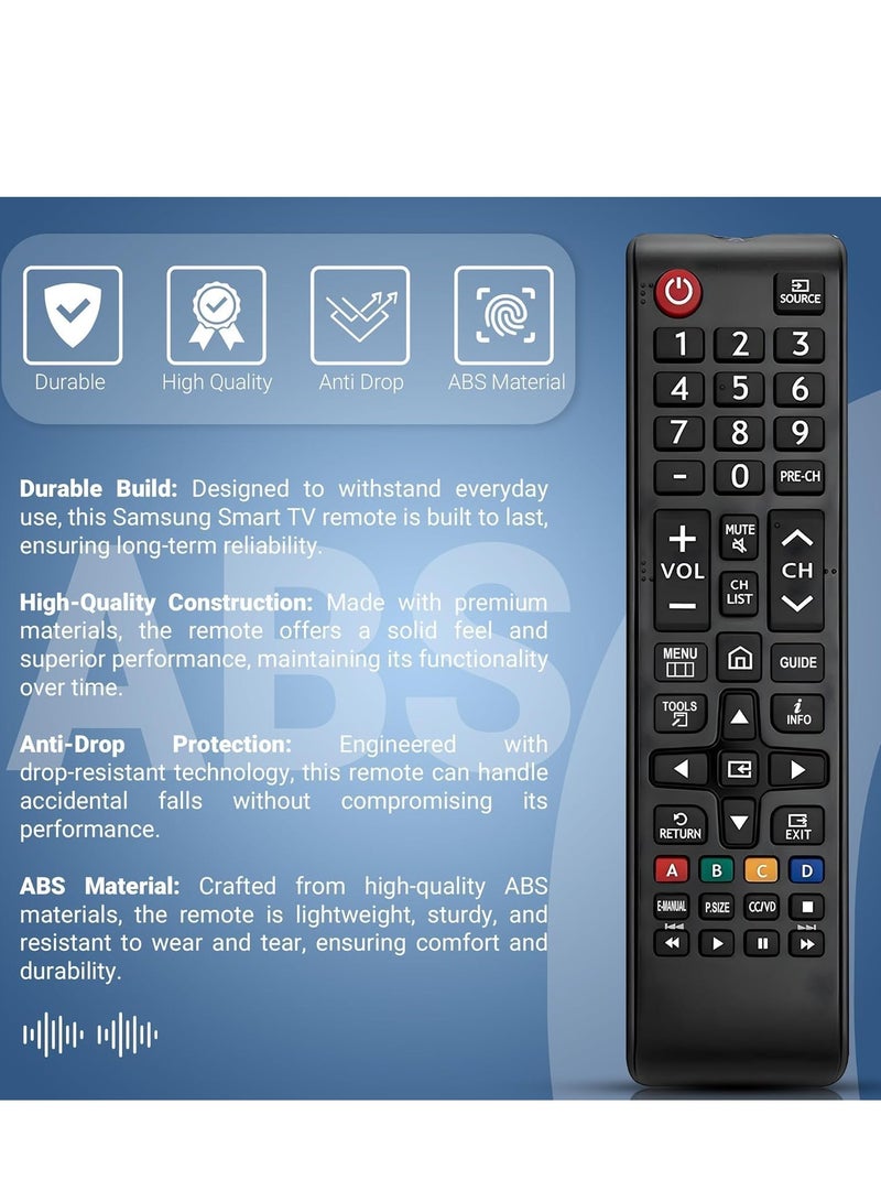 ELTRAZONE Universal Remote Control – Replacement Smart TV Remote for All TVs – Compatible with LED, LCD, Plasma, and 4K UHD Smart TVs – No Setup Required, Long-Range IR, Fast Response, Ergonomic Design, Easy Navigation, Durable & Energy Efficient – Effortless Control for Enhanced TV Experience - Image 4