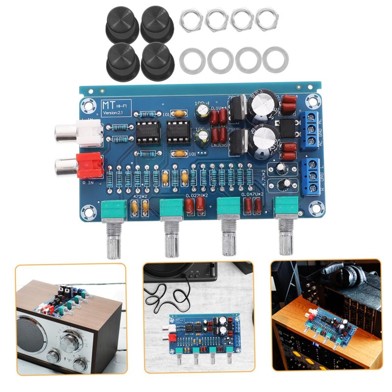 Digital Amplifier Board Pre Amp Car Audio Stereo Volume Control DIY Speakers - Image 2