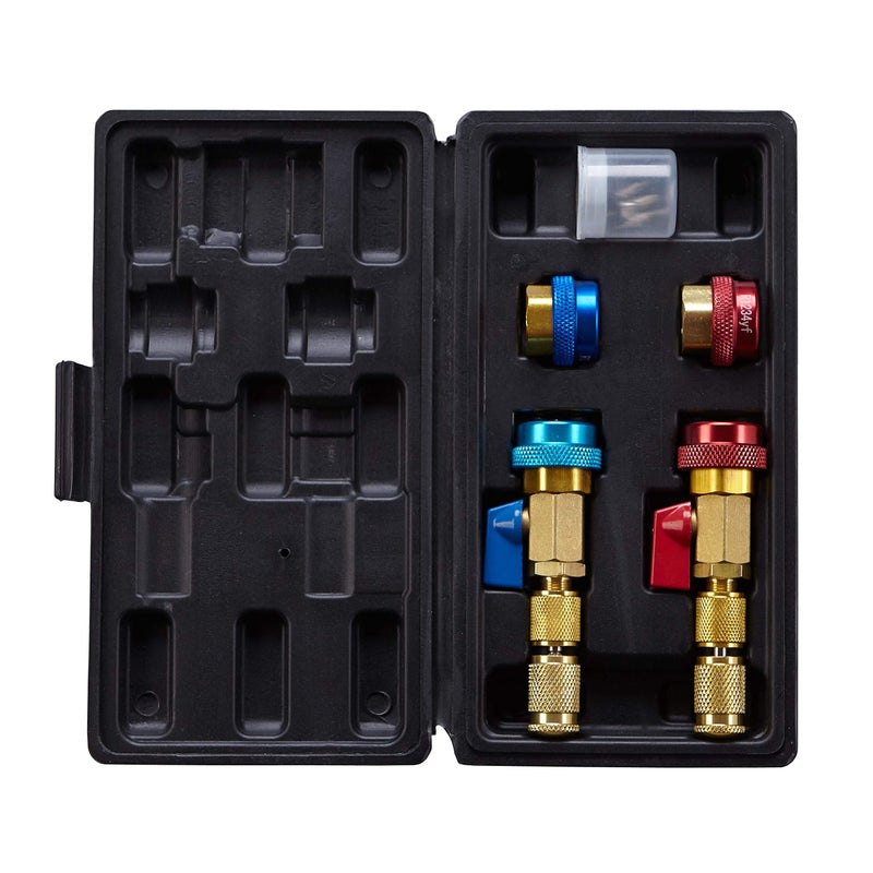 Lichamp Automotive AC R134A R1234YF Valve Core Remover and Installer Tool Set for Standard and JRA Valve Core Couplers