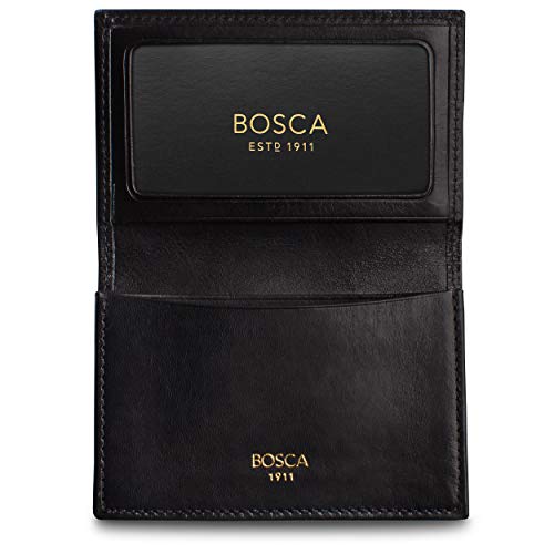 Bosca | Men’s 2 Pocket Card Case Wallet with I.D. Window in Italian Old Leather - Image 4