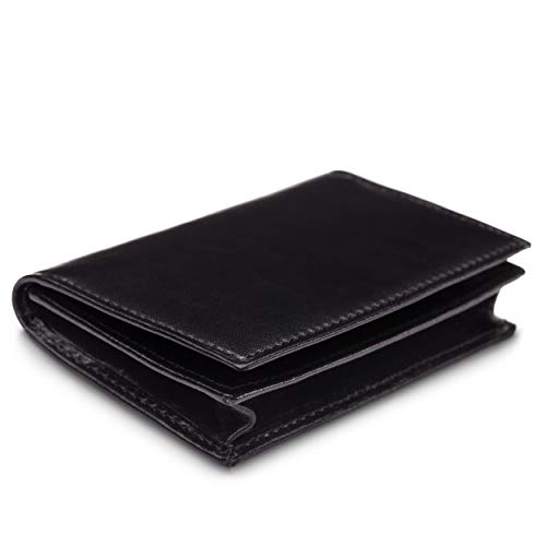 Bosca | Men’s 2 Pocket Card Case Wallet with I.D. Window in Italian Old Leather - Image 3