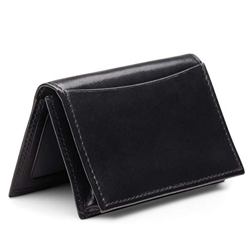 Bosca | Men’s 2 Pocket Card Case Wallet with I.D. Window in Italian Old Leather - Image 2