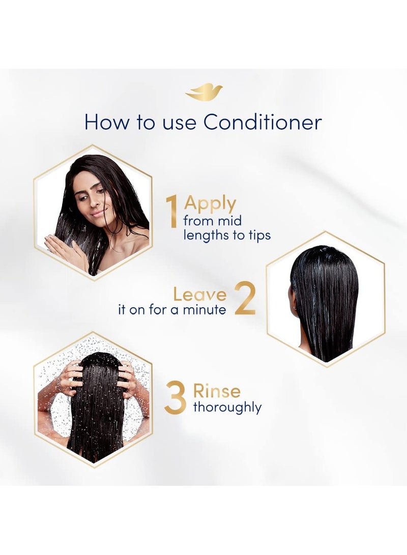 Dove Hair Therapy Breakage Repair Conditioner, No Parabens & Dyes, With Nutri-Lock Serum, 380 ml - Image 4