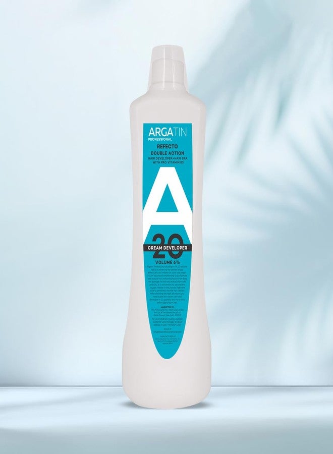 ARGATIN Professional Refecto Hair Color Developer 20 Volume 6% - 1000ml | Cream Developer for Hair Colour (Refecto Developer, 1000 ml) - Image 3