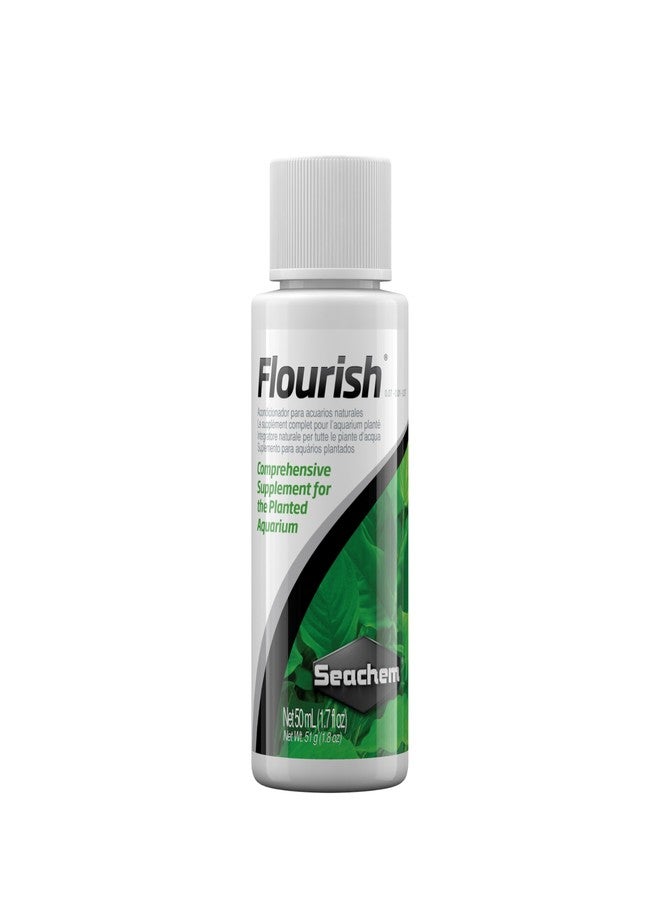 Seachem Flourish Freshwater Plant Supplement - Aquarium Element and Nutrient Blend 50 ml (514) - Image 1