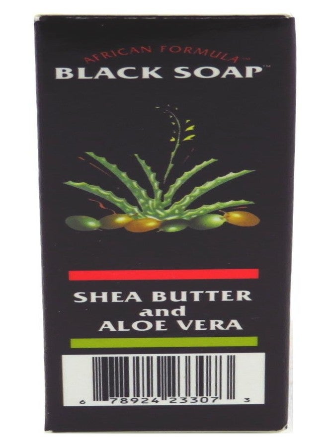 African Formula Black Soap 3.5 Ounce Shea Butter & Aloe Vera (103ml) (6 Pack) - Image 3
