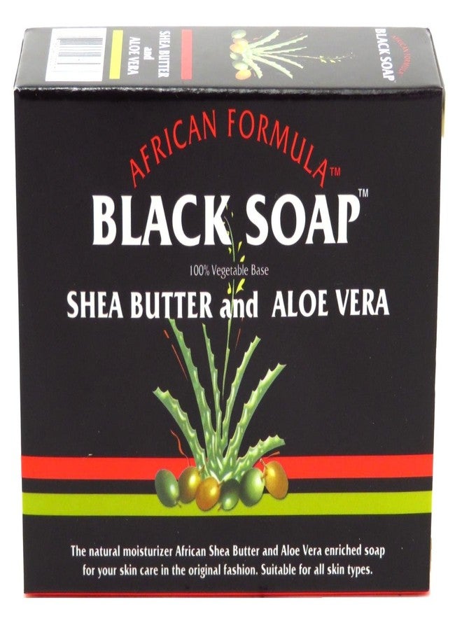 African Formula Black Soap 3.5 Ounce Shea Butter & Aloe Vera (103ml) (6 Pack) - Image 4