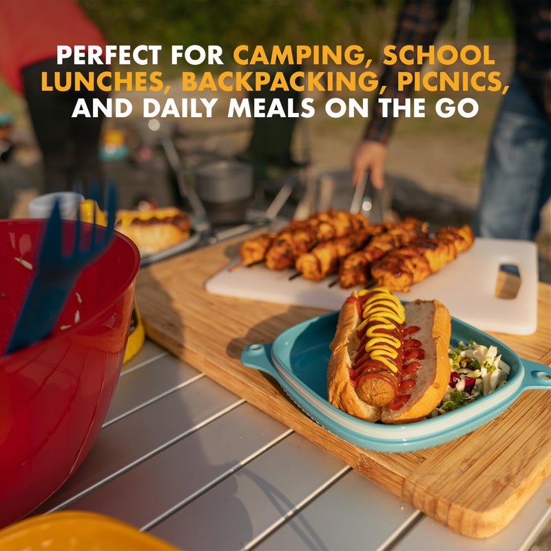 UCO 4-Piece Camping Mess Kit, Blue, Nylon - Image 3