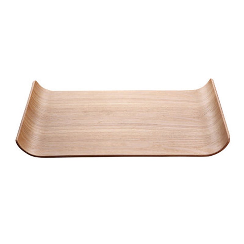 2pcs Wood Friut Tray Ashtree Cake Tray Food Serving Tray for Party Service - Image 2