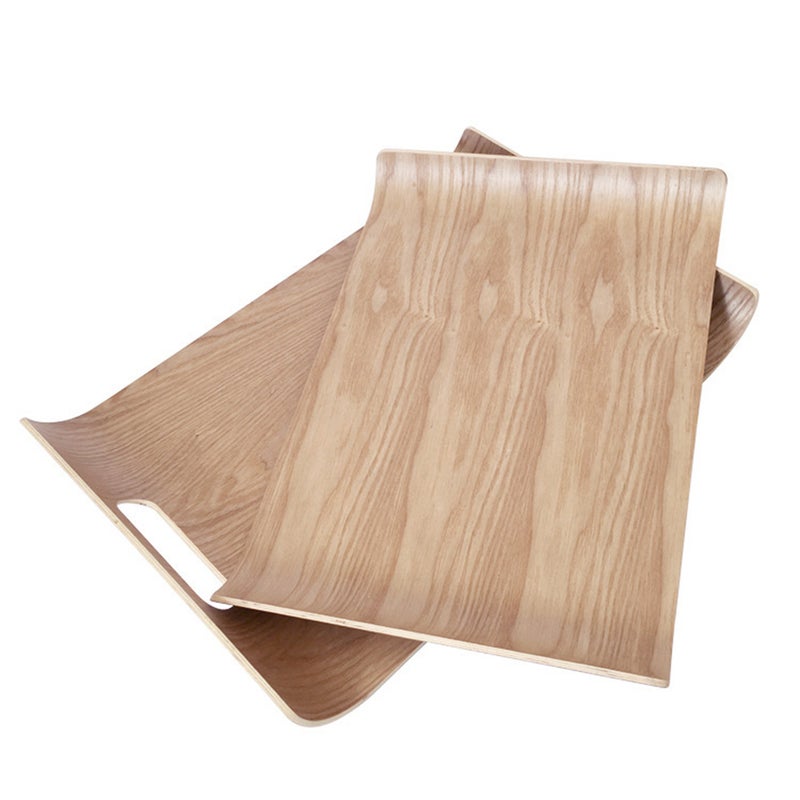 2pcs Wood Friut Tray Ashtree Cake Tray Food Serving Tray for Party Service - Image 5