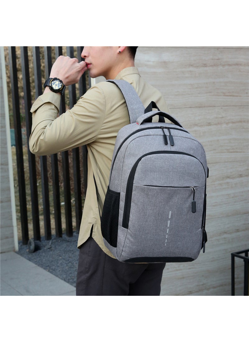 Generic - Cross-border Backpack Wholesale Fashion Large Capacity Men's Backpack Business Commuter Travel College Student Schoolbag Computer Bag - Image 1