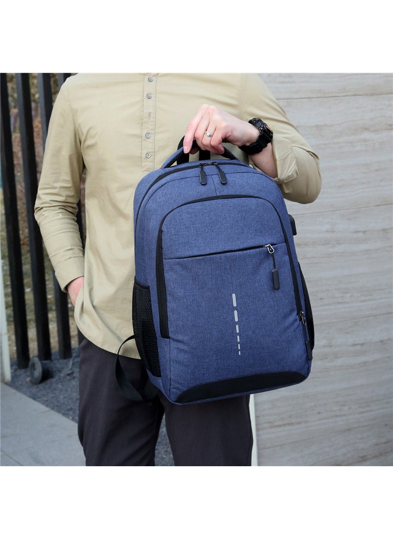 Generic - Cross-border Backpack Wholesale Fashion Large Capacity Men's Backpack Business Commuter Travel College Student Schoolbag Computer Bag - Image 1