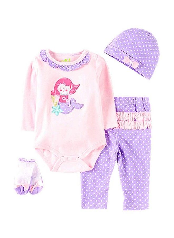 Tatu Reborn Baby Dolls Clothes Girl 22 Inch 4 Pcs Sets Outfit Fits 2023 Inch Reborn Doll Newborn Baby Girl Clothing - Image 3