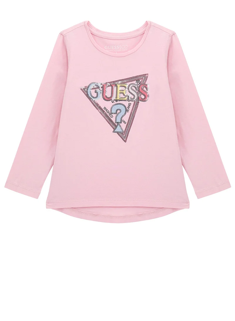 GUESS Kids Graphic Crew Neck T-Shirt