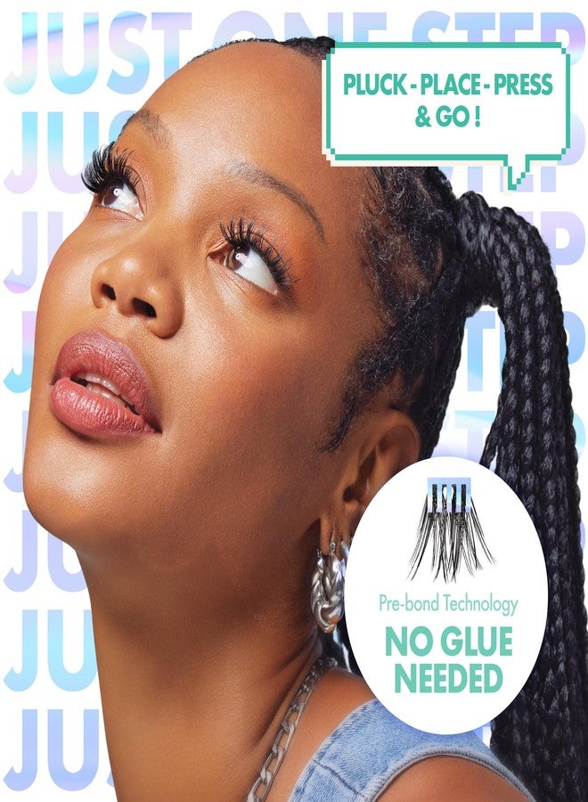 i.Envy رموش صناعية ذاتية اللصق i-ENVY Press&Go، لا حاجة للصمغ، مجموعات رموش صناعية، تطبيق سهل بخطوة واحدة، بدون ضرر أو بقايا (Glam Day Maxi) - Image 5