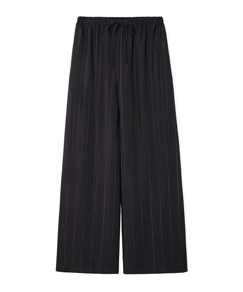 Ipekyol  Self-Stripe Wide-Leg Trousers for Women | Best Price UAE