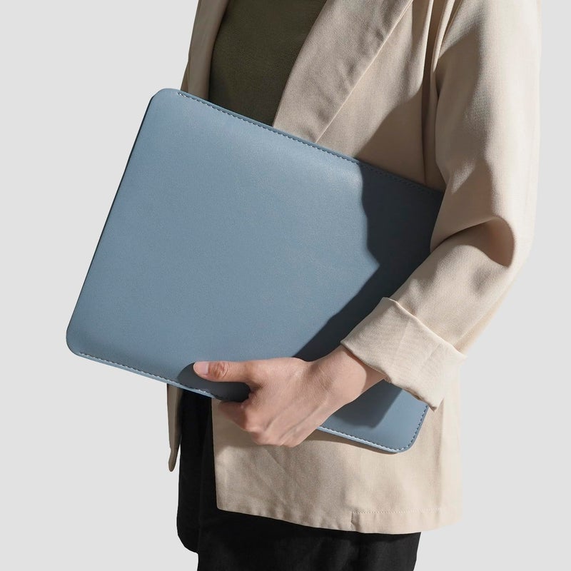 Benfan Laptop Sleeve 15.3 Inch Compatible With 2024 New 15 Macbook Air A3114 A2941 Color Blue - Image 4