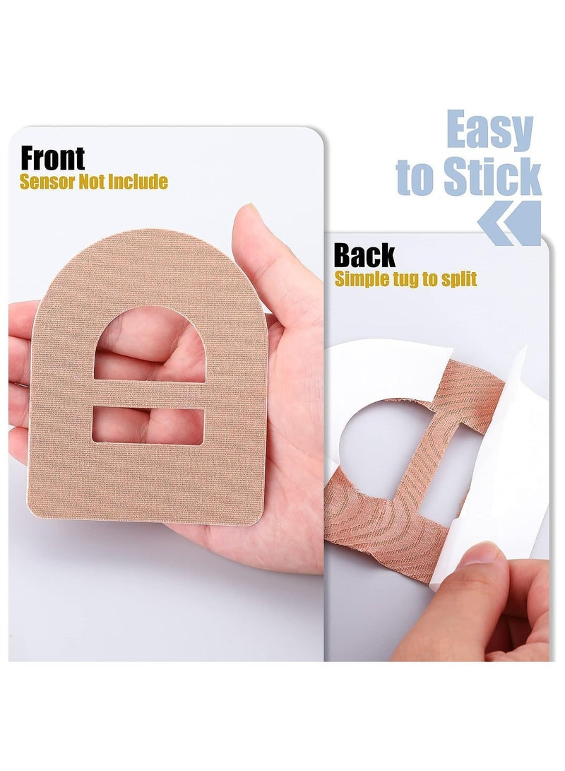 CMGTYYD 50 Pieces Waterproof Adhesive Patches, Adhesive Patches Compatible with Omnipod Shower Waterproof Pre-Cut Adhesive Patches with Strap Pre-Cut Sweatproof Tape Continuous Glucose Monitor Protection - Image 4