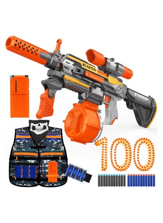 Electric Nerf Gun 10 Darts Safe Foam Blasters For Kids Teens Adults Silver Orange Grey - pzsku/Z7085846C0F2460413047Z/45/_/1710572278/ed485848-5f9a-4dc4-b6af-672bc08f9ef0