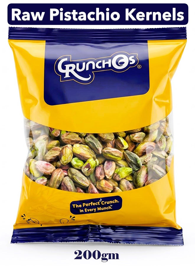 Crunchos Raw Pistachio Kernels 200Gm - Image 1