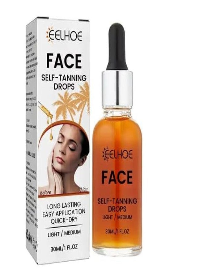 Annma Products قطرات تسمير الوجه من آنما برودكتس® جلو أون | سيروم تسمير طبيعي بدون شمس للنساء | لون بشرة موحد، لمسة نهائية مشرقة | تركيبة خفيفة وسهلة المزج | مناسب لجميع أنواع البشرة | 30 مل - Image 1